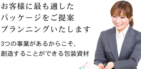 お客様に最も適したパッケージをご提案・プランニングいたします